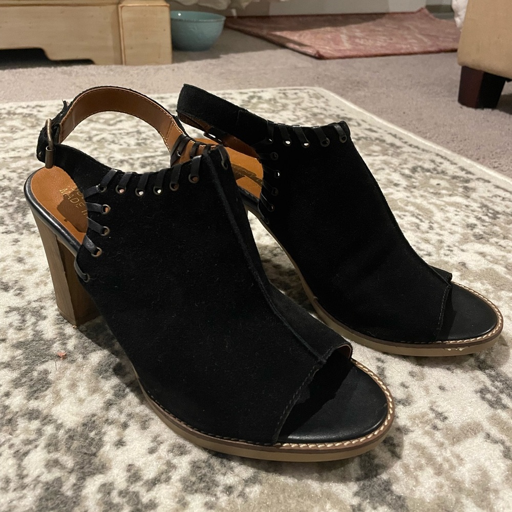 Bella Vita Suede Block Heel